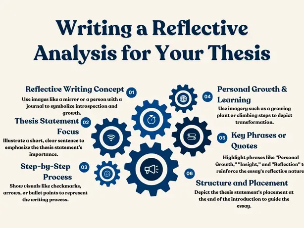 Infographic Guide about writing Reflective Analysis for Thesis
